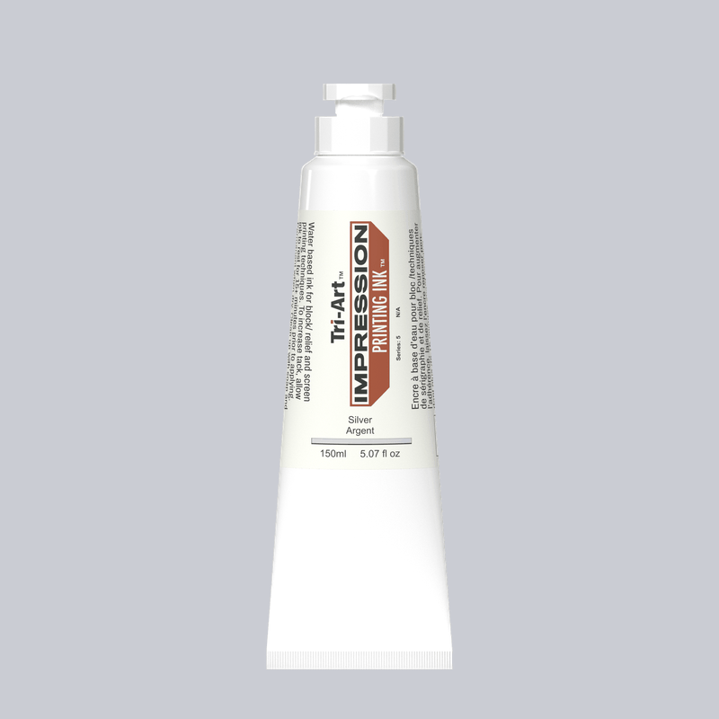 Impressions Block Printing Ink - Silver - Tri-Art Mfg.