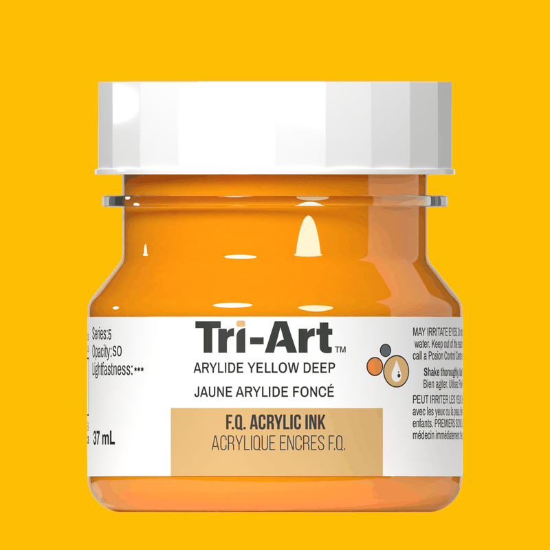Tri-Art Ink - Arylide Yellow Deep - 37mL - Tri-Art Mfg.