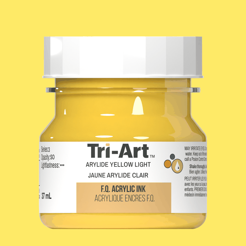 Tri-Art Ink - Arylide Yellow Light 37mL - Tri-Art Mfg.