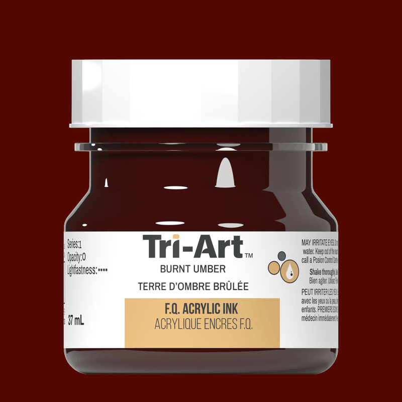 Tri-Art Ink - Burnt Umber - 37mL - Tri-Art Mfg.