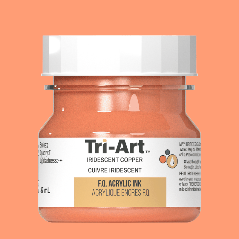 Tri-Art Ink - Iridescent Copper - 37mL - Tri-Art Mfg.