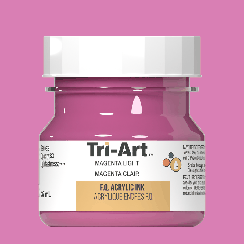 Tri-Art Ink - Magenta Light - 37mL - Tri-Art Mfg.