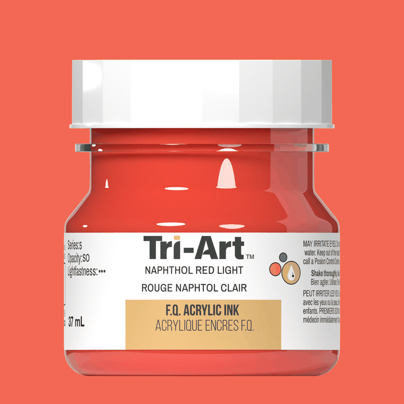 Tri-Art Ink - Naphthol Red Light - 37mL - Tri-Art Mfg.