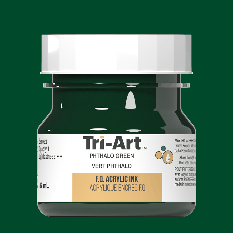 Tri-Art Ink - Phthalo Green - 37mL - Tri-Art Mfg.