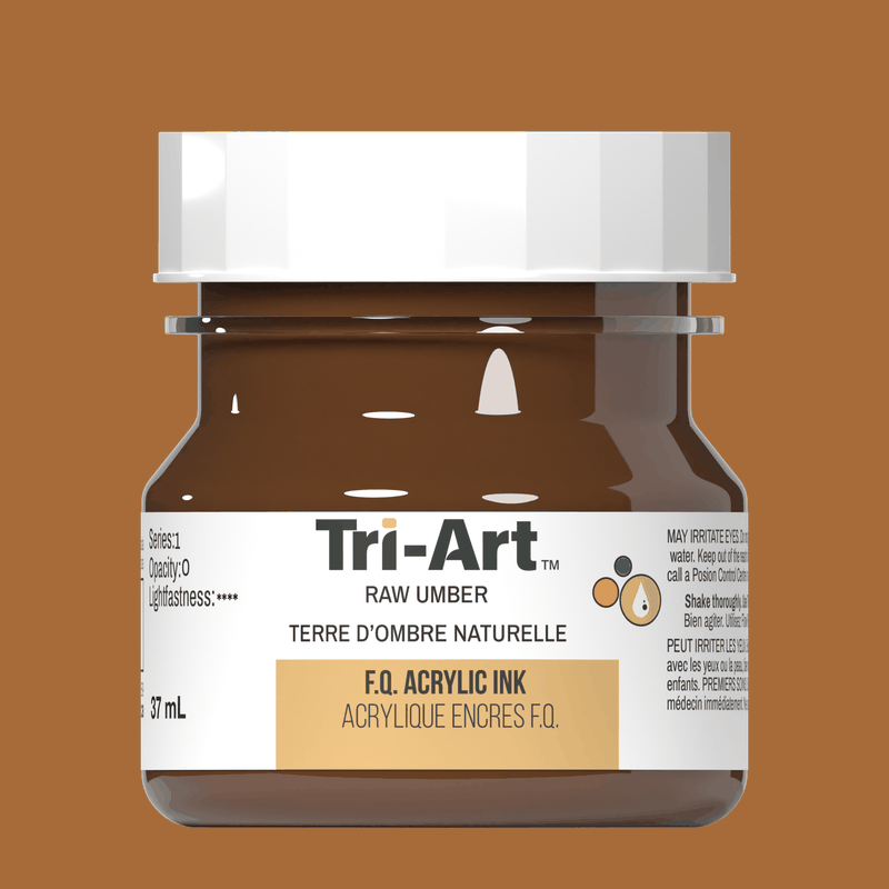 Tri-Art Ink - Raw Umber - 37mL - Tri-Art Mfg.