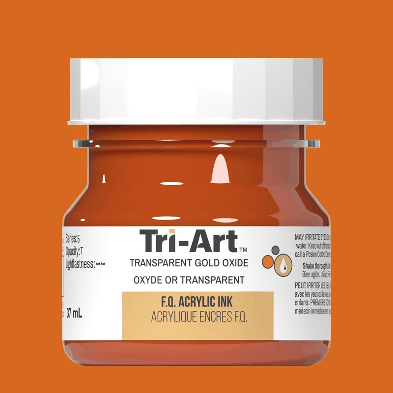 Tri-Art Ink - Transparent Gold Oxide - 37mL - Tri-Art Mfg.
