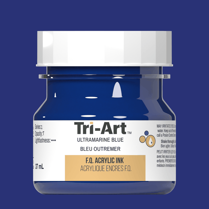 Tri-Art Ink - Ultramarine Blue Classic - 37mL - Tri-Art Mfg.