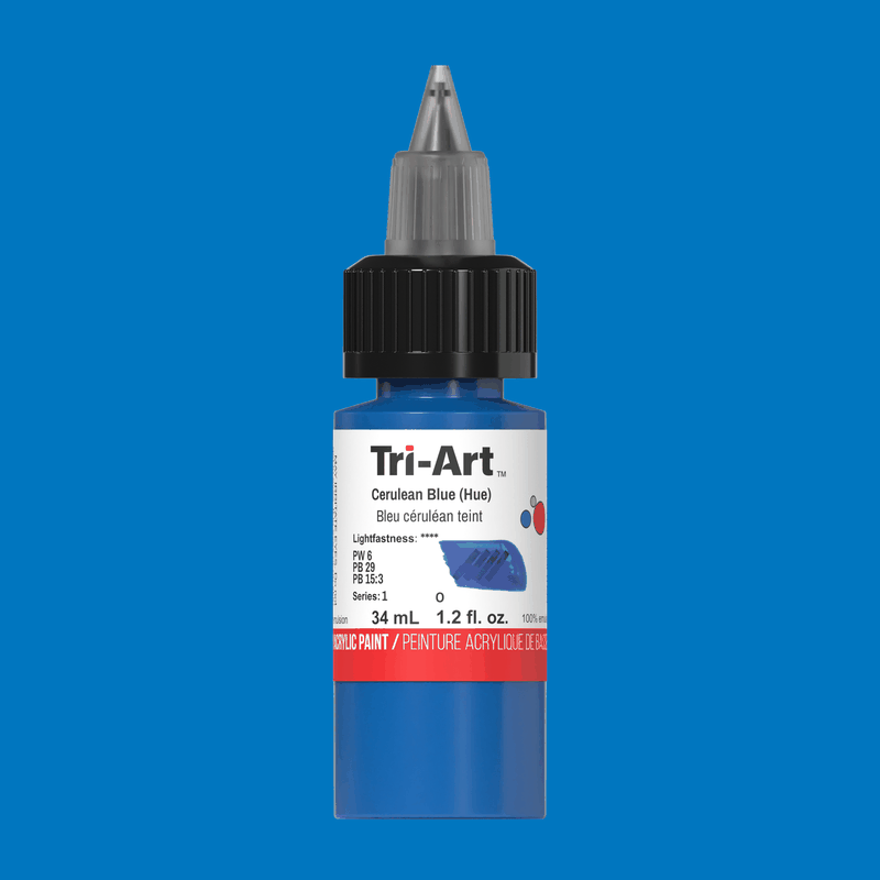 Tri-Art Low Viscosity - Cerulean Blue (Hue) - Tri-Art Mfg.