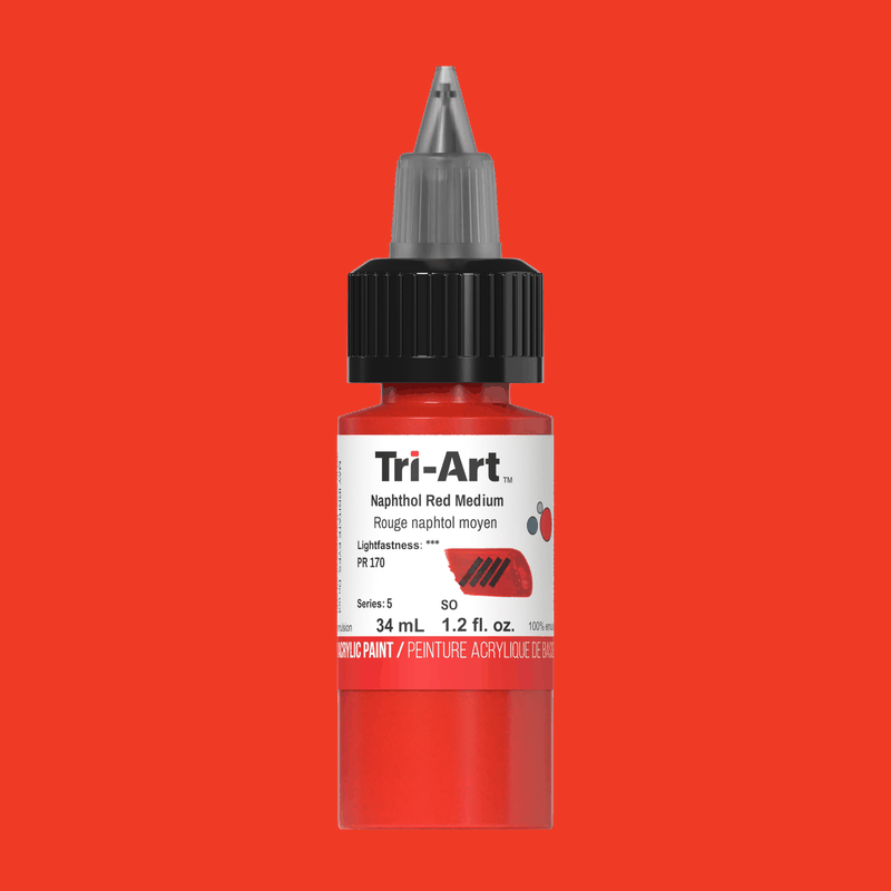Tri-Art Low Viscosity - Naphthol Red Medium - Tri-Art Mfg.