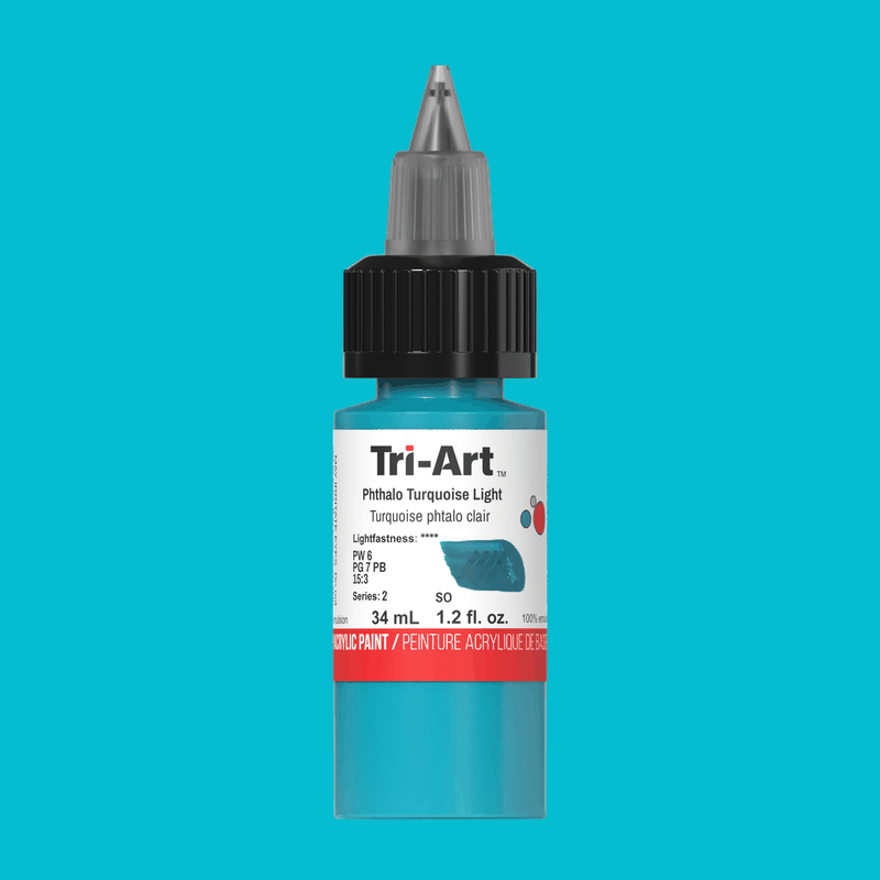 Tri-Art Low Viscosity - Phthalo Turquoise Light - Tri-Art Mfg.