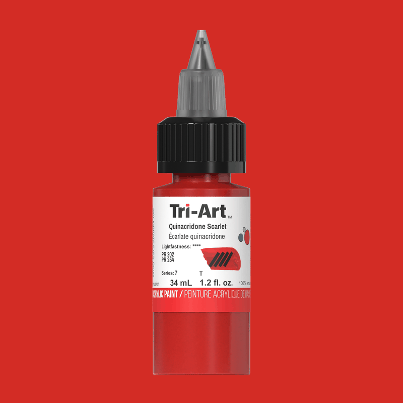 Tri-Art Low Viscosity - Quinacridone Scarlet - Tri-Art Mfg.