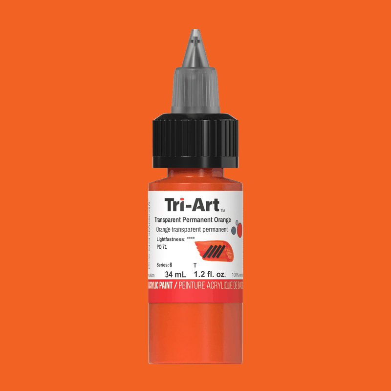 Tri-Art Low Viscosity - Transparent Permanent Orange - Tri-Art Mfg.