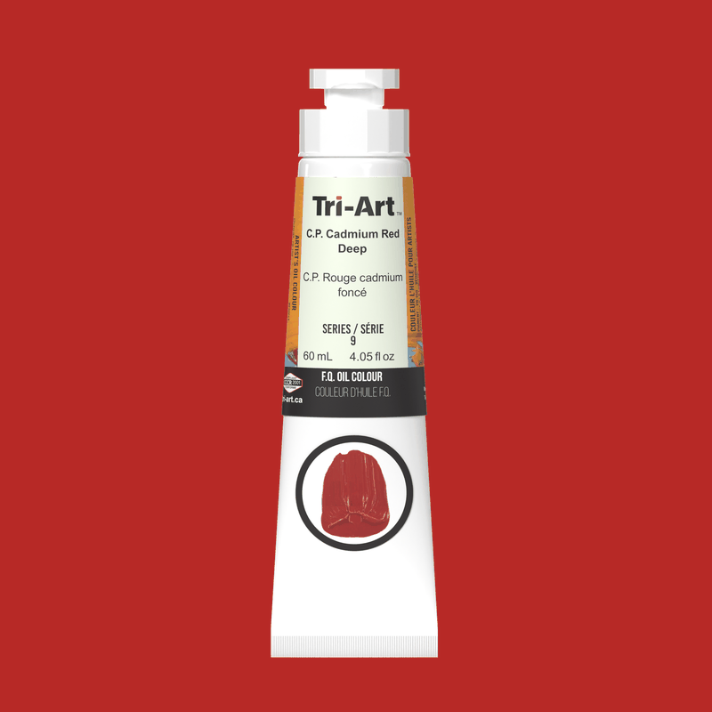 Tri-Art Oil Colours - C.P. Cadmium Red Deep - Tri-Art Mfg.