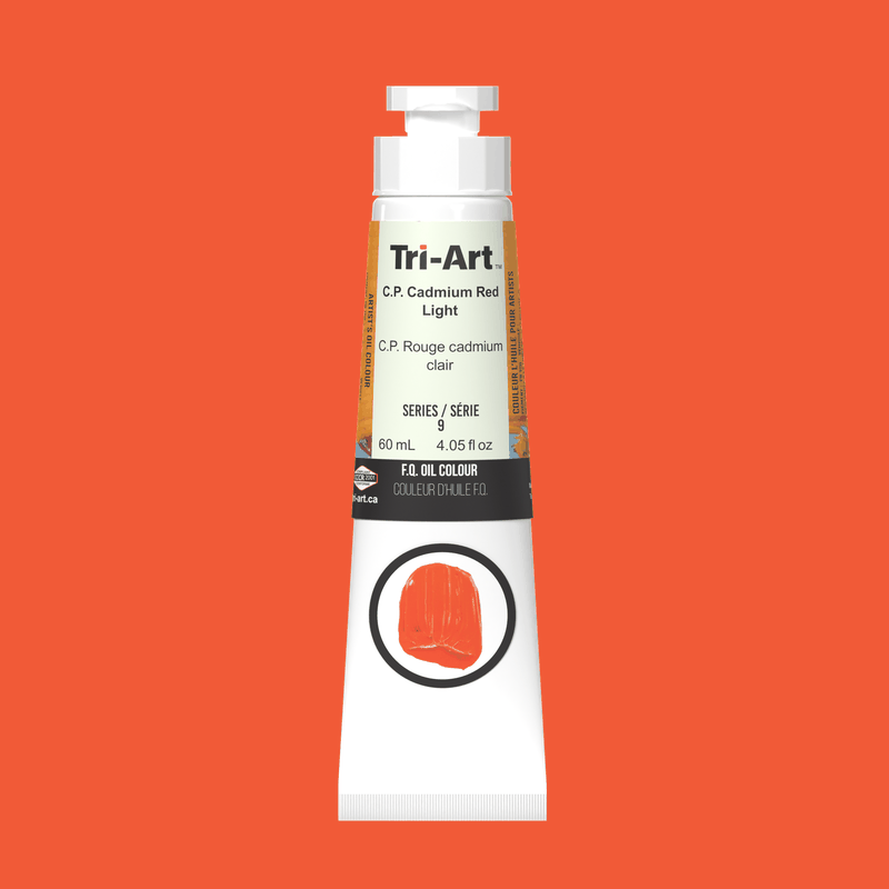 Tri-Art Oil Colours - C.P. Cadmium Red Light - Tri-Art Mfg.