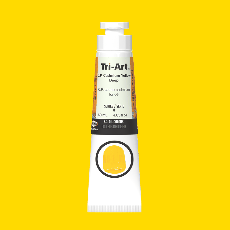 Tri-Art Oil Colours - C.P. Cadmium Yellow Deep - Tri-Art Mfg.