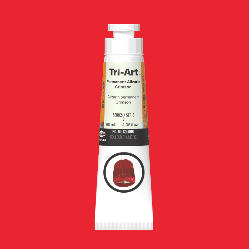 Tri-Art Oil Colours - Permanent Alizarin Crimson - Tri-Art Mfg.