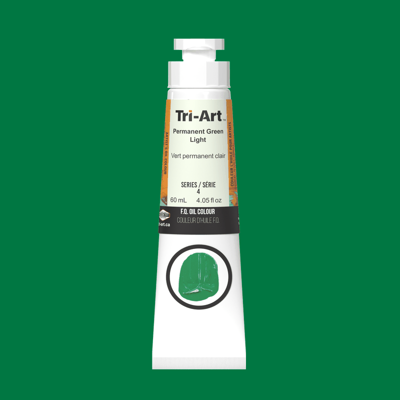 Tri-Art Oil Colours - Permanent Green Light - Tri-Art Mfg.