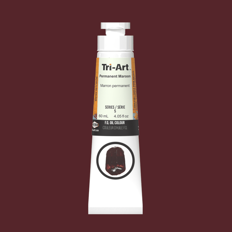 Tri-Art Oil Colours - Permanent Maroon - Tri-Art Mfg.