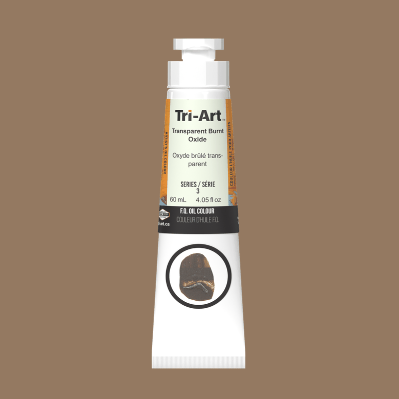 Tri-Art Oil Colours - Transparent Burnt Oxide - Tri-Art Mfg.