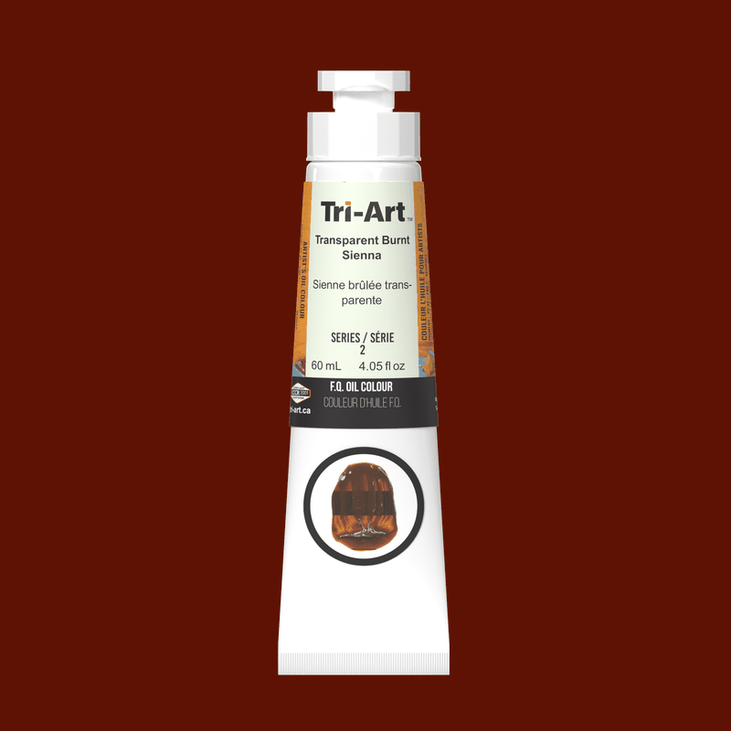 Tri-Art Oil Colours - Transparent Burnt Sienna - Tri-Art Mfg.