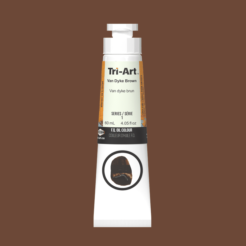 Tri-Art Oil Colours - Van Dyke Brown - Tri-Art Mfg.