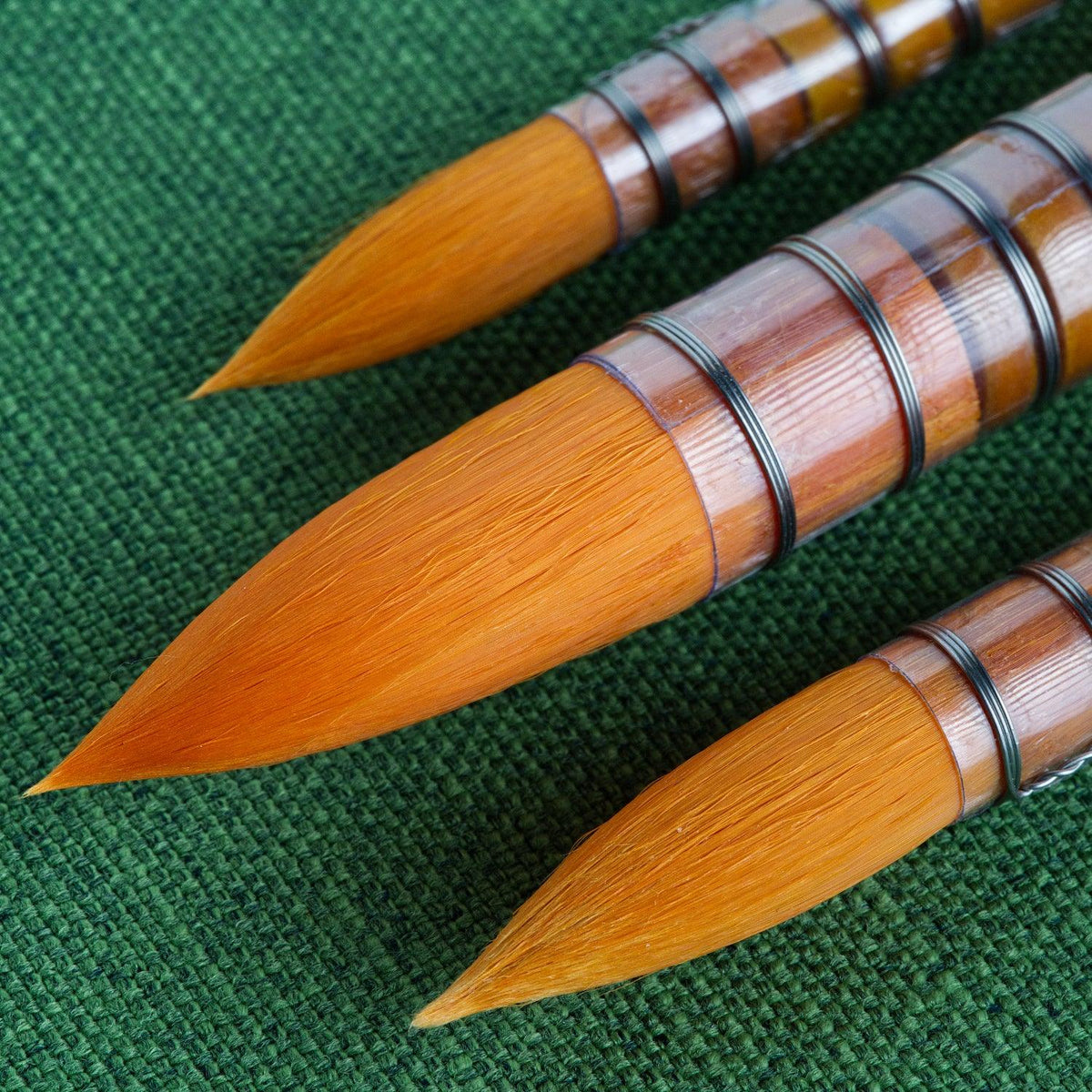 Tri-Art Artist Brushes - Short Synthetic - WC/Acryl - Quill - Tri-Art Mfg.