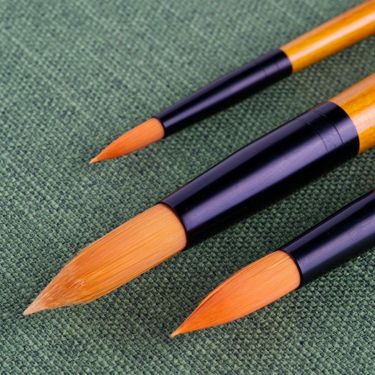 Tri-Art Artist Brushes - Short Synthetic - WC/Acryl - Round - Tri-Art Mfg.