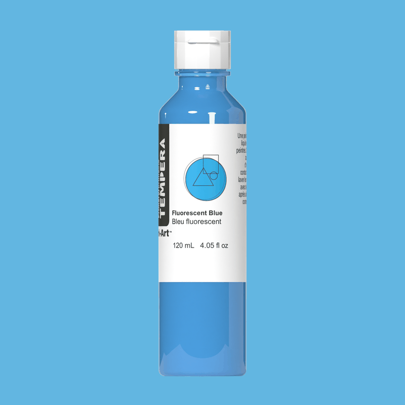 Primary Liquid Tempera - Fluorescent Blue - Tri-Art Mfg.