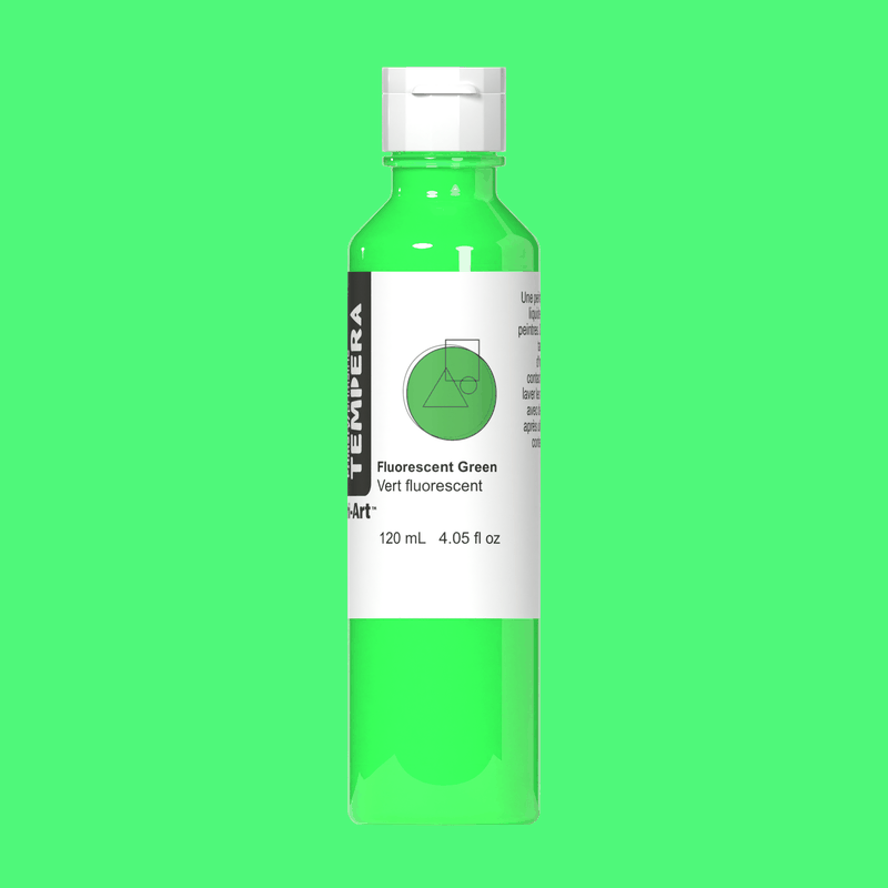 Primary Liquid Tempera - Fluorescent Green - Tri-Art Mfg.