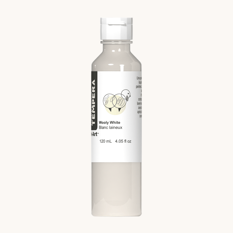 Primary Liquid Tempera - Woolly White - Tri-Art Mfg.