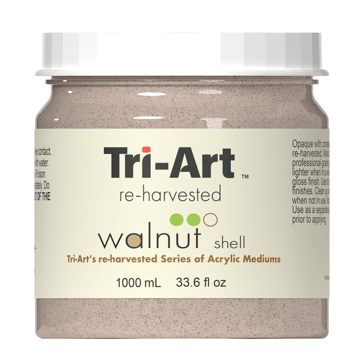 Tri-Art Mediums - Re-harvested Walnut Shell - Tri-Art Mfg.