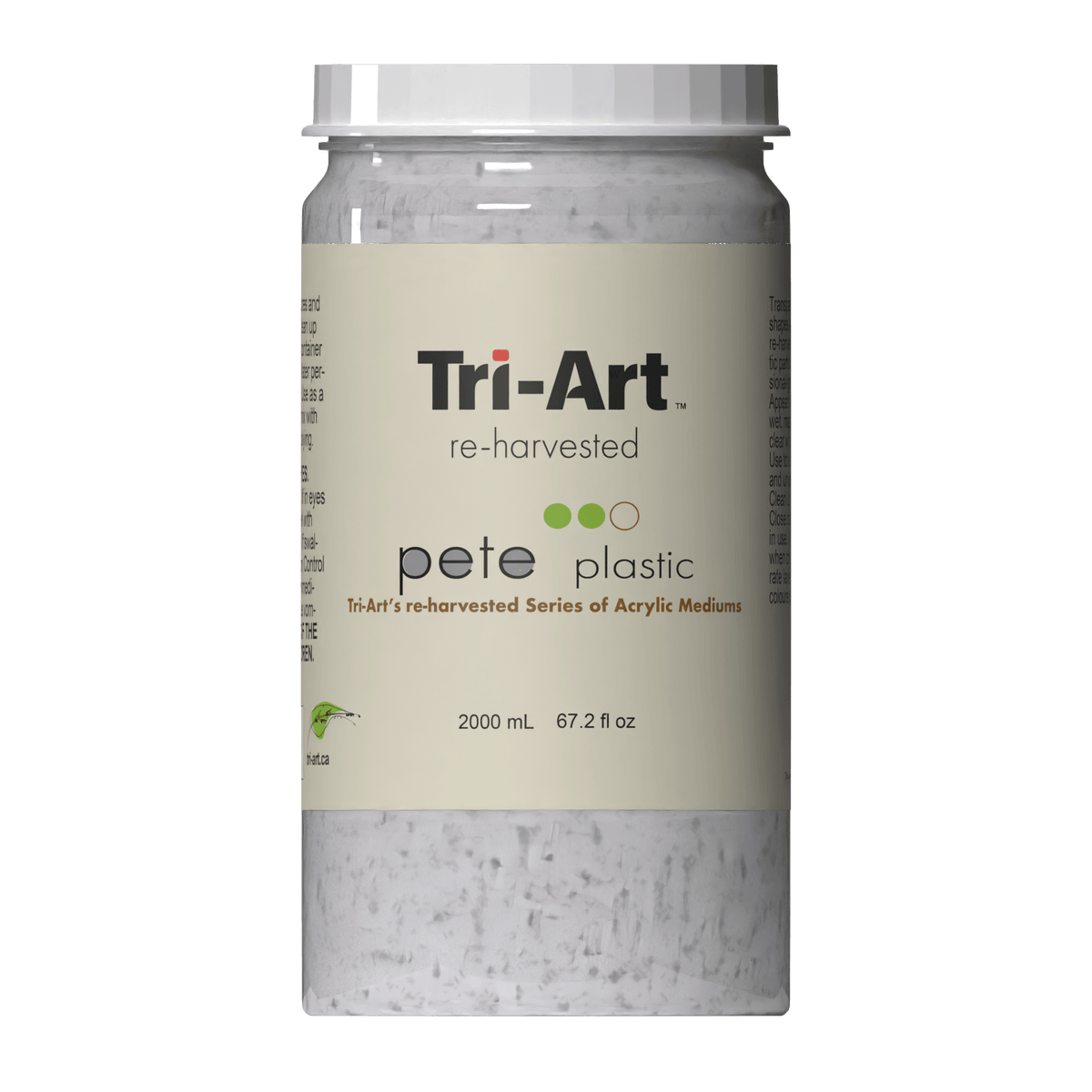 Tri-Art Mediums - Re-harvested Pete Plastic - Tri-Art Mfg.