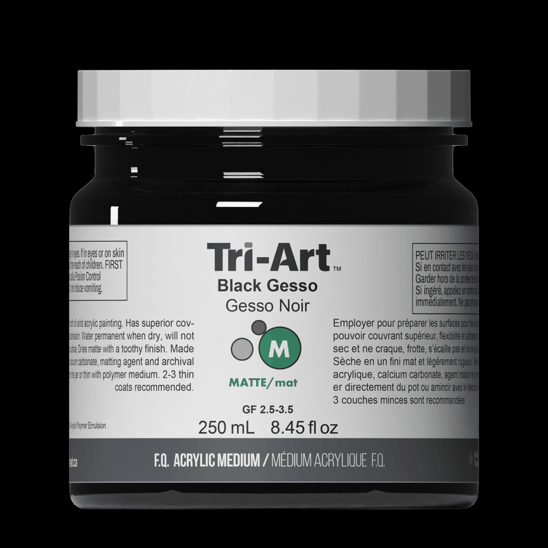 Tri-Art Mediums - Black Gesso - Tri-Art Mfg.