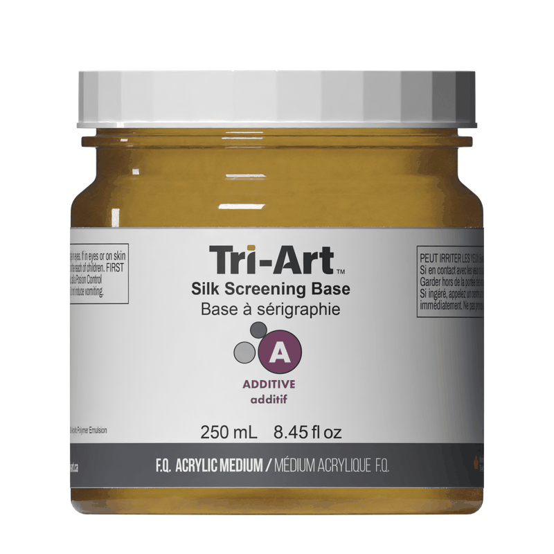 Tri-Art Mediums - Silk Screening Base - Tri-Art Mfg.