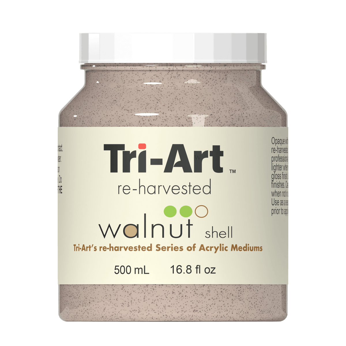 Tri-Art Mediums - Re-harvested Walnut Shell - Tri-Art Mfg.