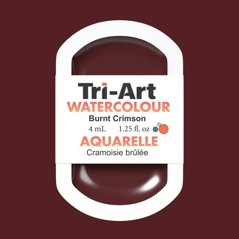 Tri-Art Water Colours - Burnt Crimson - Tri-Art Mfg.