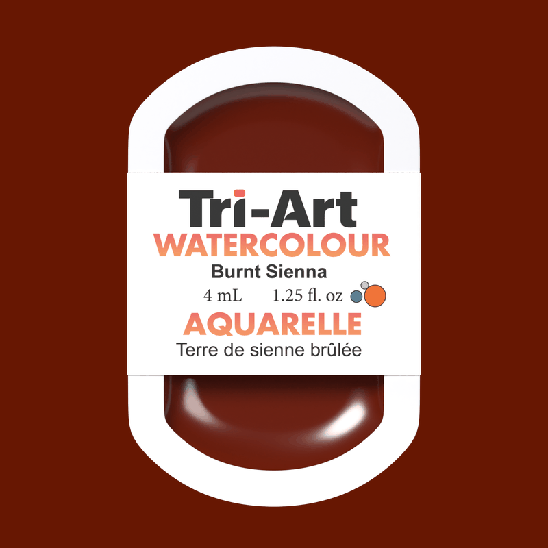 Tri-Art Water Colours - Burnt Sienna - Tri-Art Mfg.