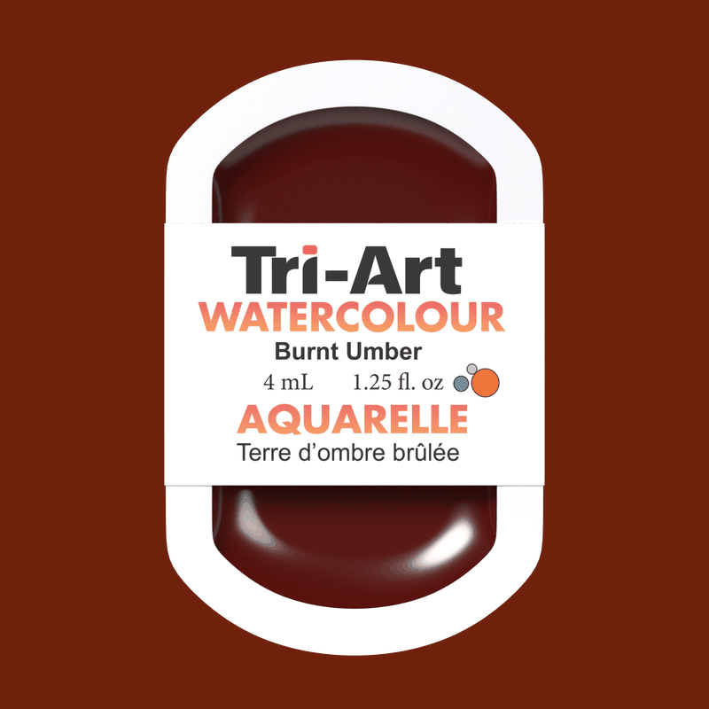 Tri-Art Water Colours - Burnt Umber - Tri-Art Mfg.