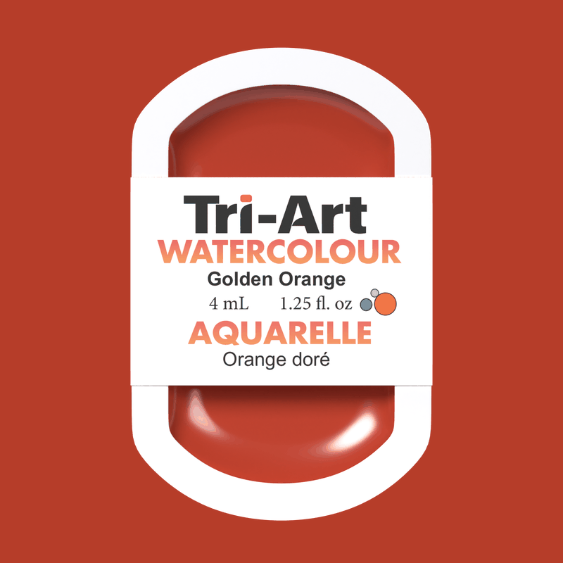 Tri-Art Water Colours - Golden Orange - Tri-Art Mfg.