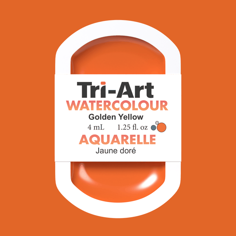 Tri-Art Water Colours - Golden Yellow - Tri-Art Mfg.