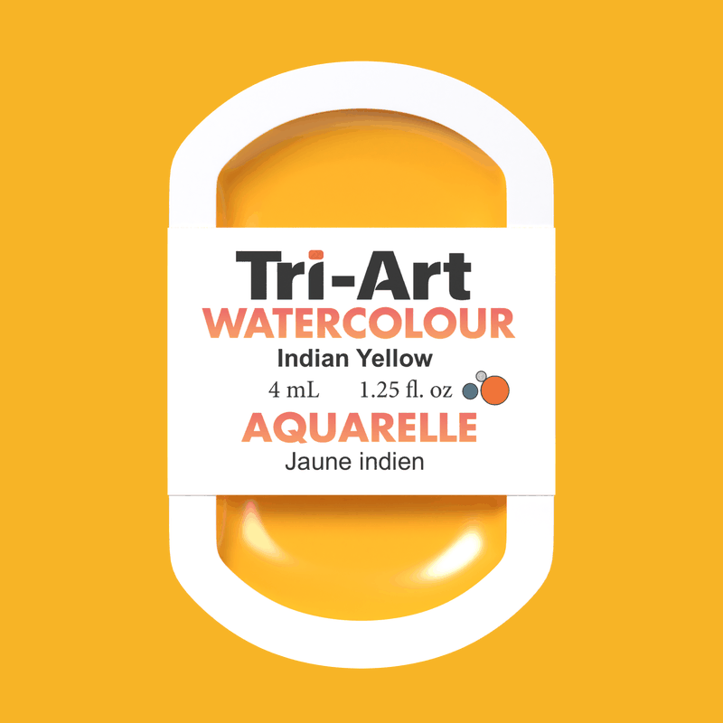 Tri-Art Water Colours - Indian Yellow - Tri-Art Mfg.