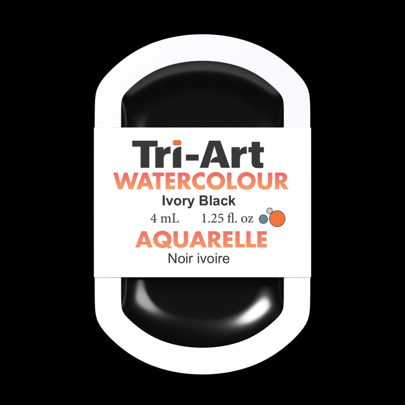 Tri-Art Water Colours - Ivory Black - Tri-Art Mfg.