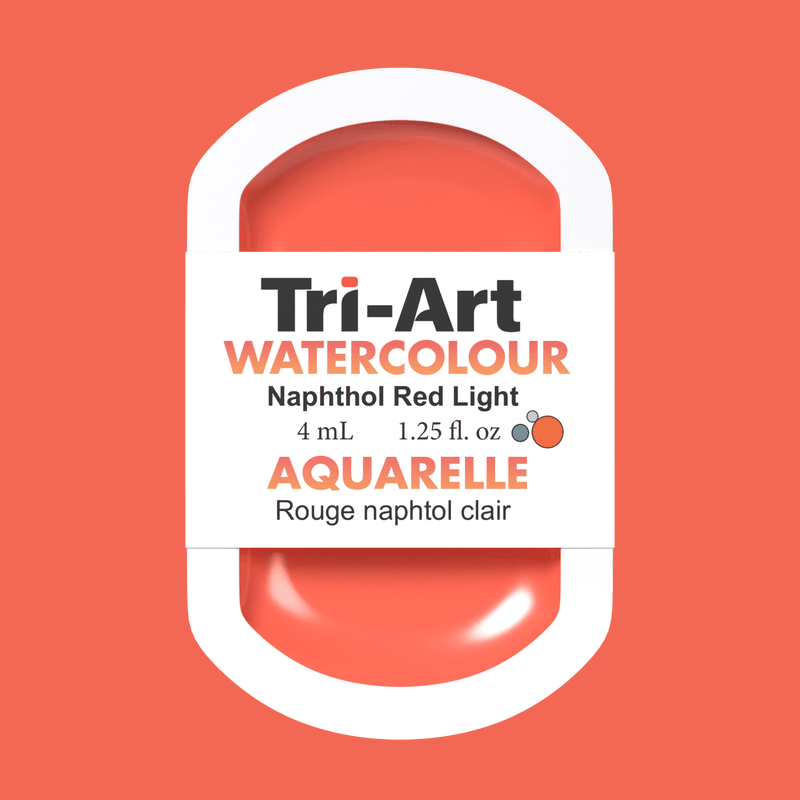 Tri-Art Water Colours - Naphthol Red Light - Tri-Art Mfg.