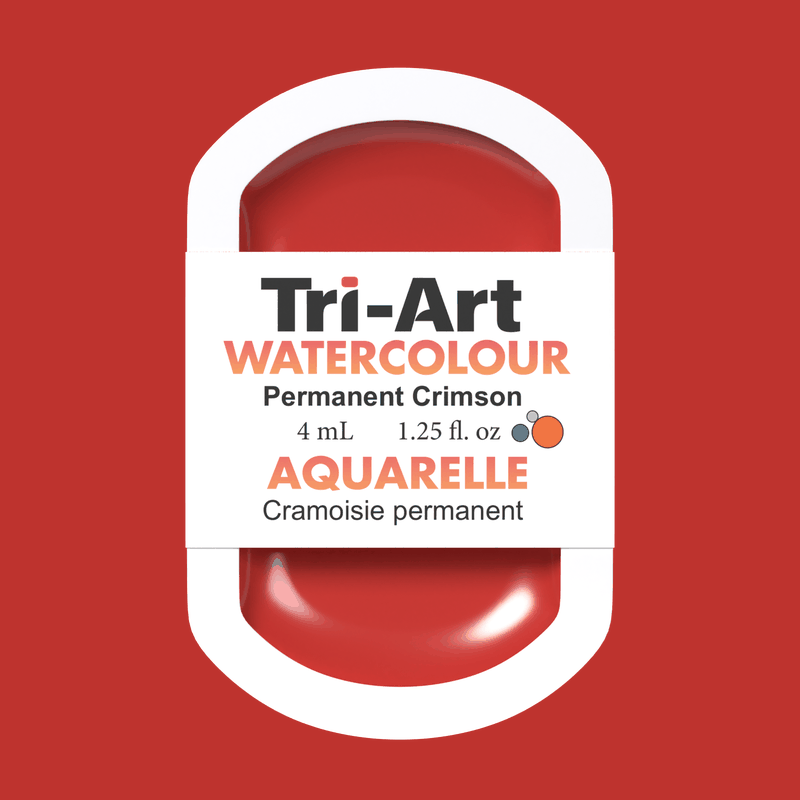 Tri-Art Water Colours - Permanent Crimson - Tri-Art Mfg.