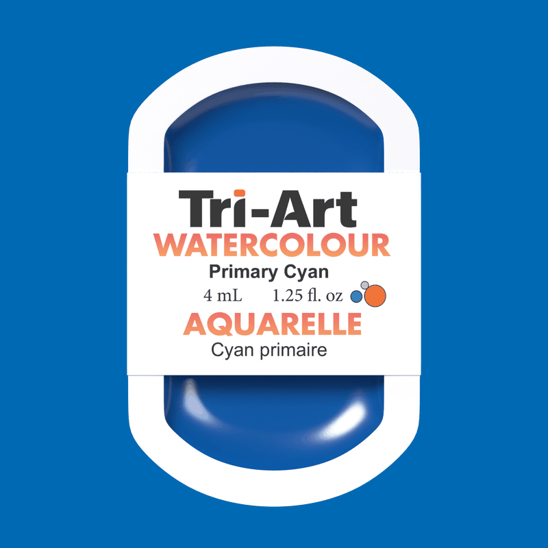 Tri-Art Water Colours - Primary Cyan - Tri-Art Mfg.