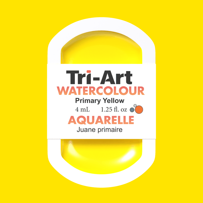 Tri-Art Water Colours - Primary Yellow - Tri-Art Mfg.