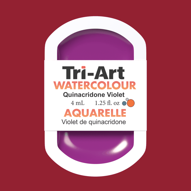 Tri-Art Water Colours - Quinacridone Violet - Tri-Art Mfg.