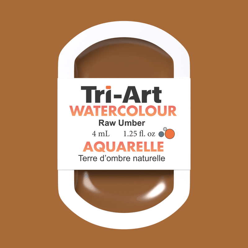 Tri-Art Water Colours - Raw Umber - Tri-Art Mfg.