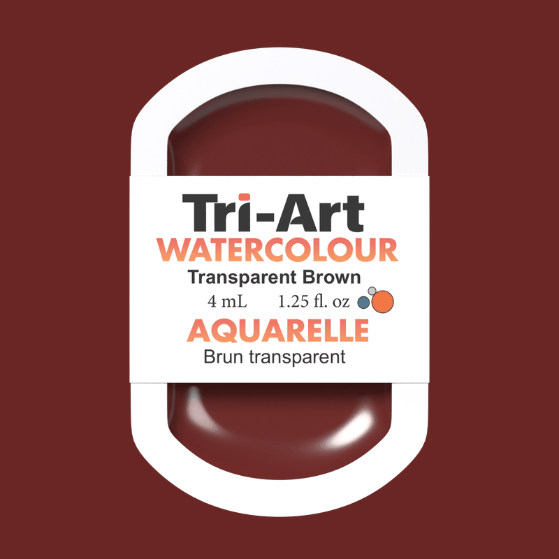 Tri-Art Water Colours - Transparent Brown - Tri-Art Mfg.