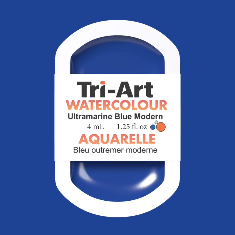 Tri-Art Water Colours - Ultramarine Blue Modern - Tri-Art Mfg.